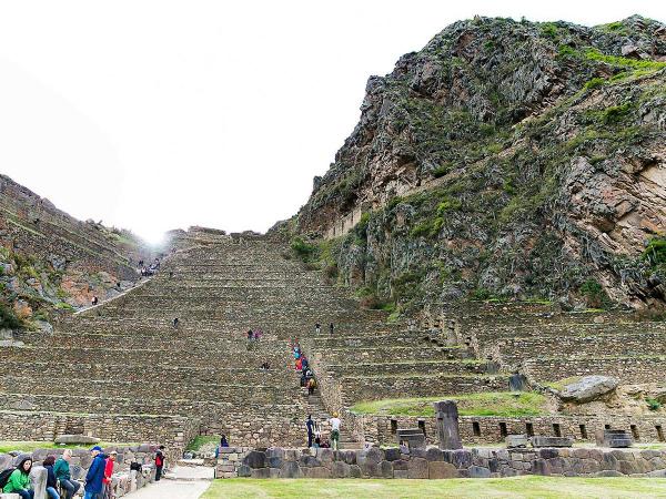 Spectacular view of Ollantaytambo